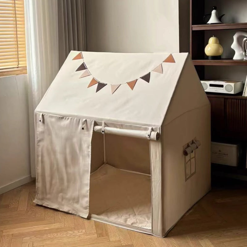 Tente maison de jeu d'intérieur coton pour enfant