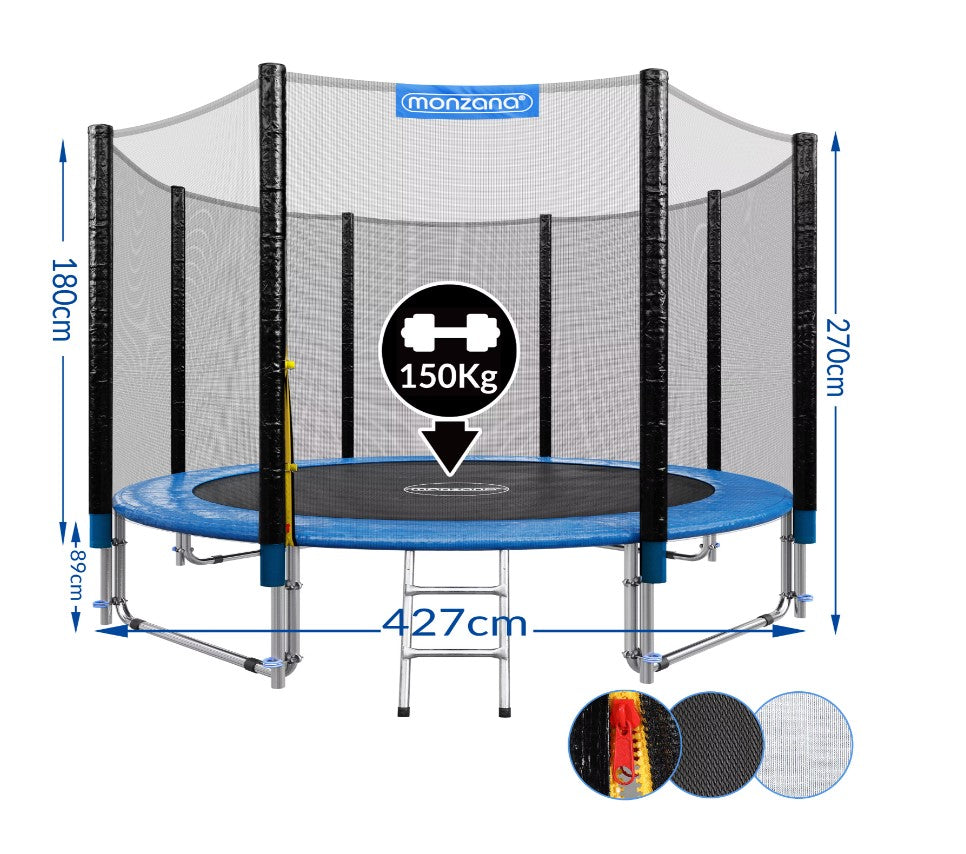 Trampoline enfants avec filet de sécurité