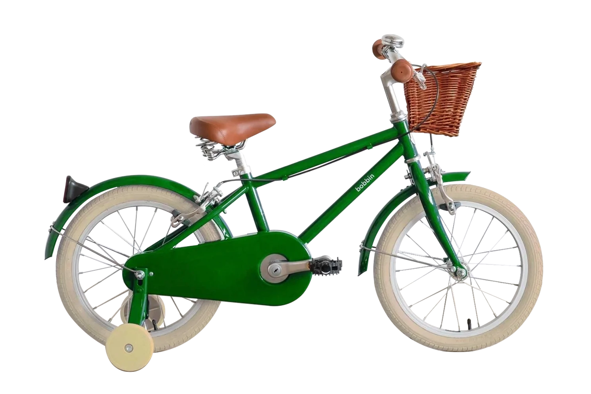 Moonbug 16" Wheel Junior Bikes Bobbin Pea