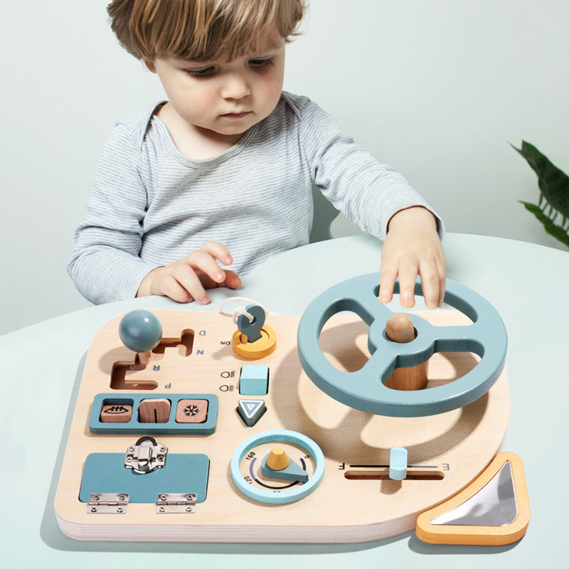 Puzzle with wooden numbers Nemi Kids