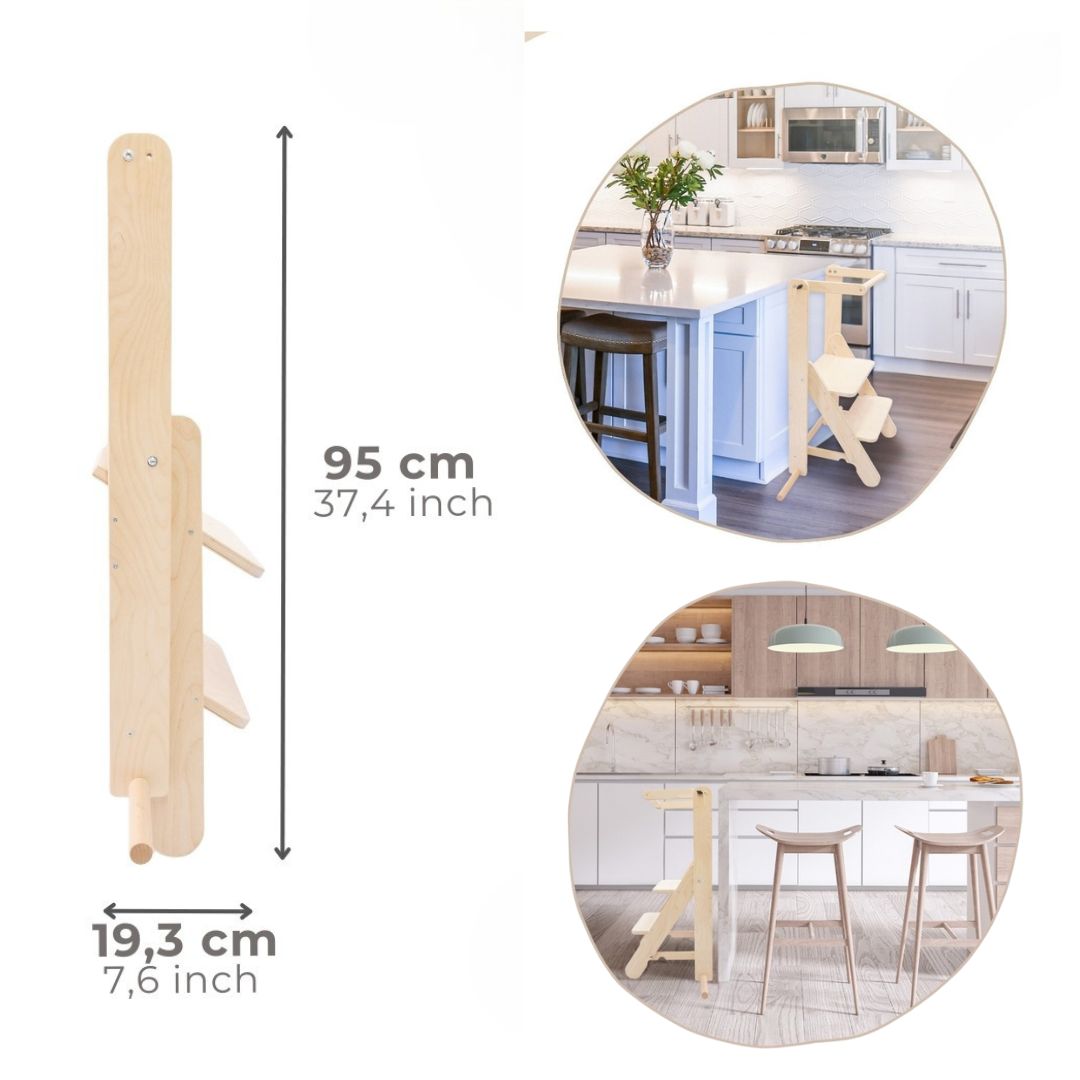 Tour d'observation Montessori pliable Sécurité Plus