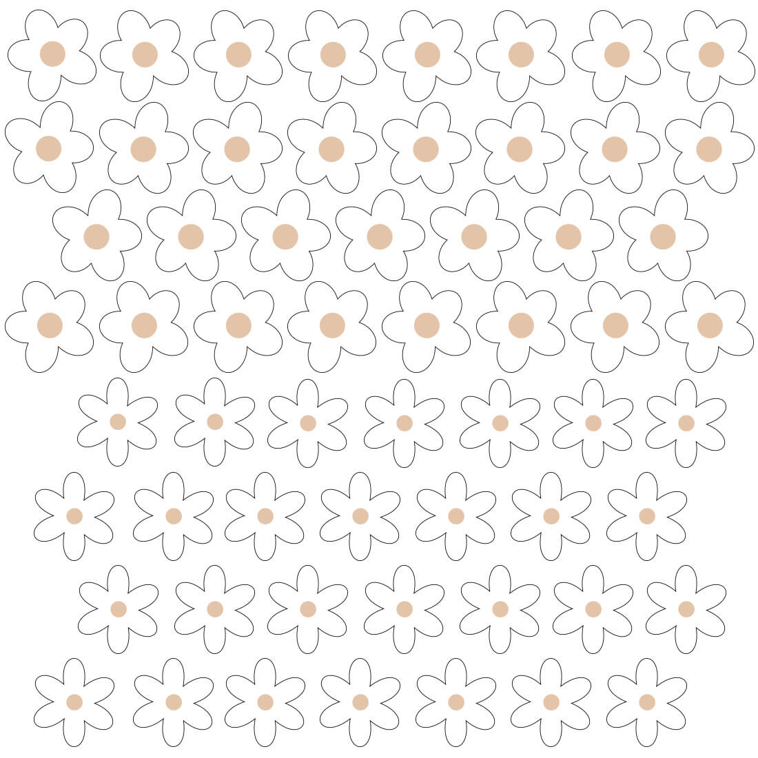 Sticker marguerites X