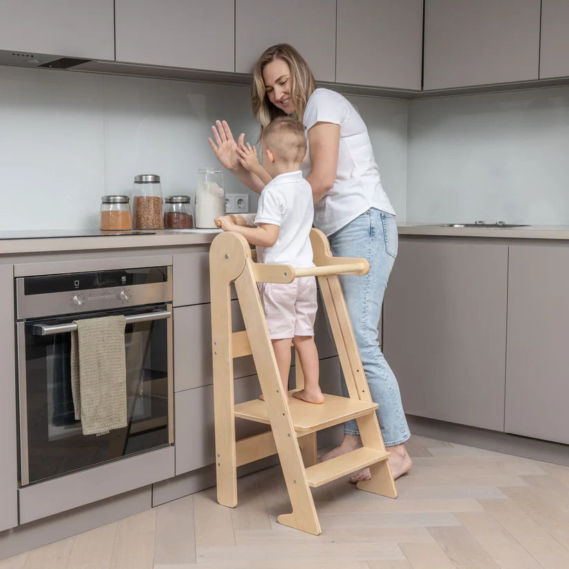 Montessori faltbarer Premium-Lernturm