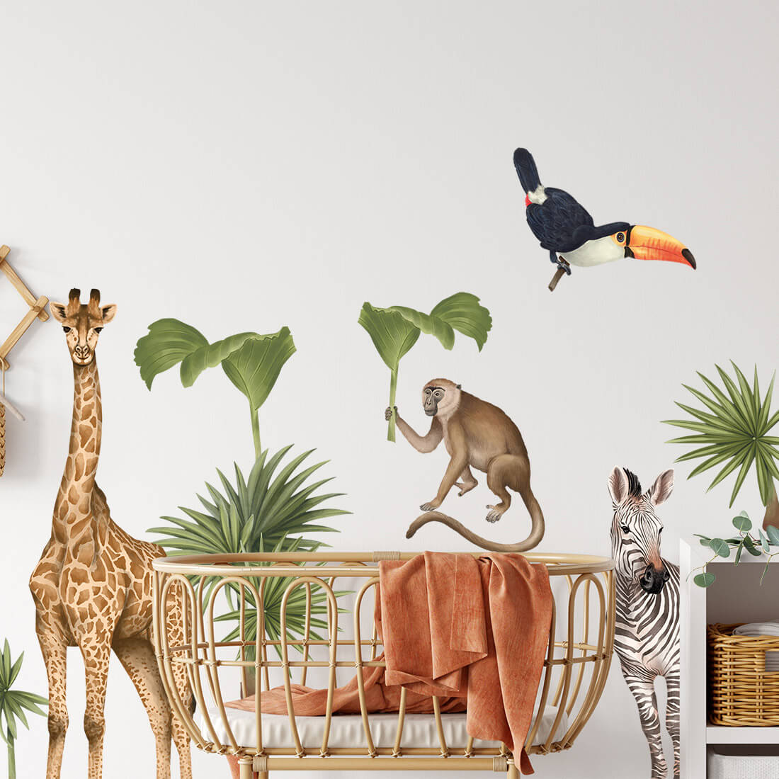 Sticker animaux safari II Pastelowe Love - Wallpapers par Pastelowe Love