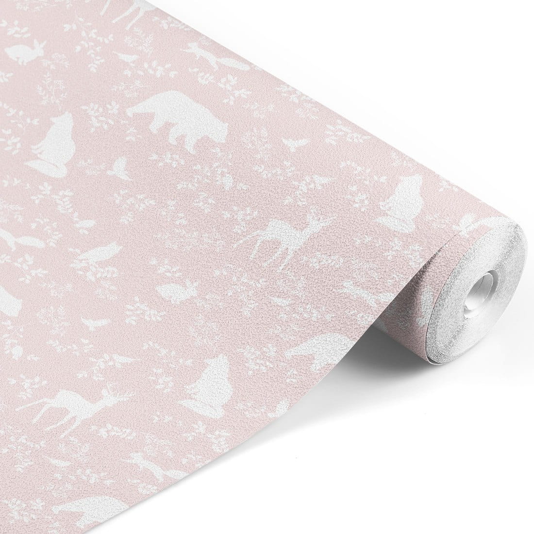 Papier peint animaux de la forêt rose Pastelowe Love - Wallpapers par Pastelowe Love