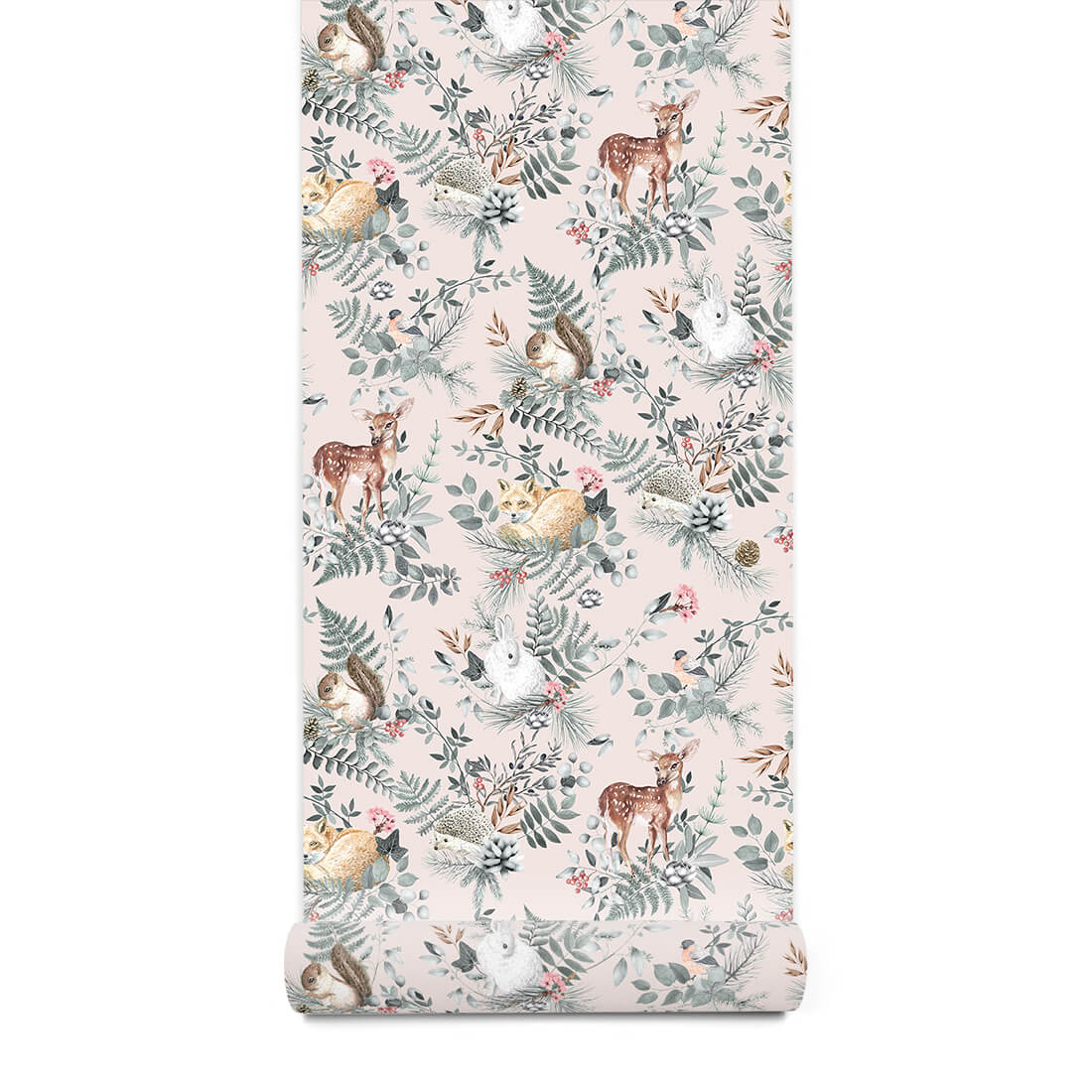 Papier peint rose des bois Pastelowe Love - Wallpapers par Pastelowe Love