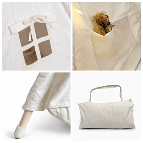 Tipi enfant avec tapis et guirlandes - Nouvelle version