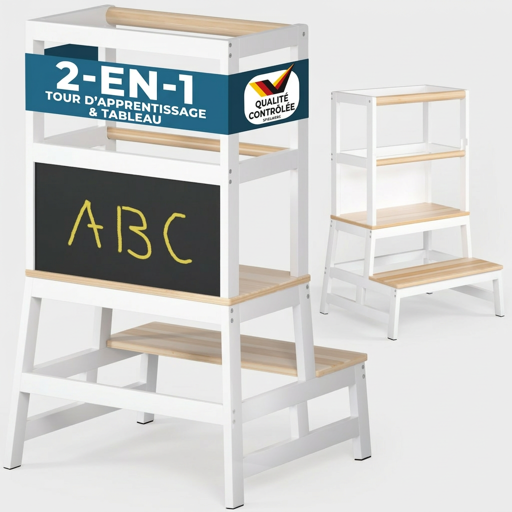 Tour d'apprentissage Barn Montessori 93 × 51 × 50 cm