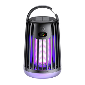 Lampe Anti-Moustiques Solaire – Piège UV & Camping