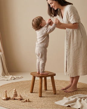 Tabouret en Bois Massif