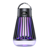 Lampe Anti-Moustiques Rechargeable 2-en-1 Piège UV & Lampe de Camping