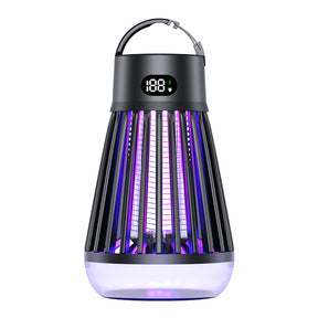 Lampe Anti-Moustiques Rechargeable 2-en-1 Piège UV & Lampe de Camping