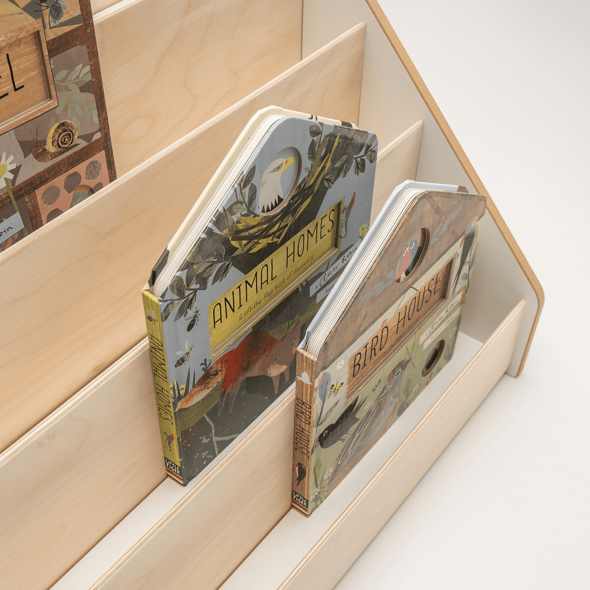 Bibliothèque enfant MAMOI Maxi – 5 tiroirs, bois naturel, 52×37×47 cm