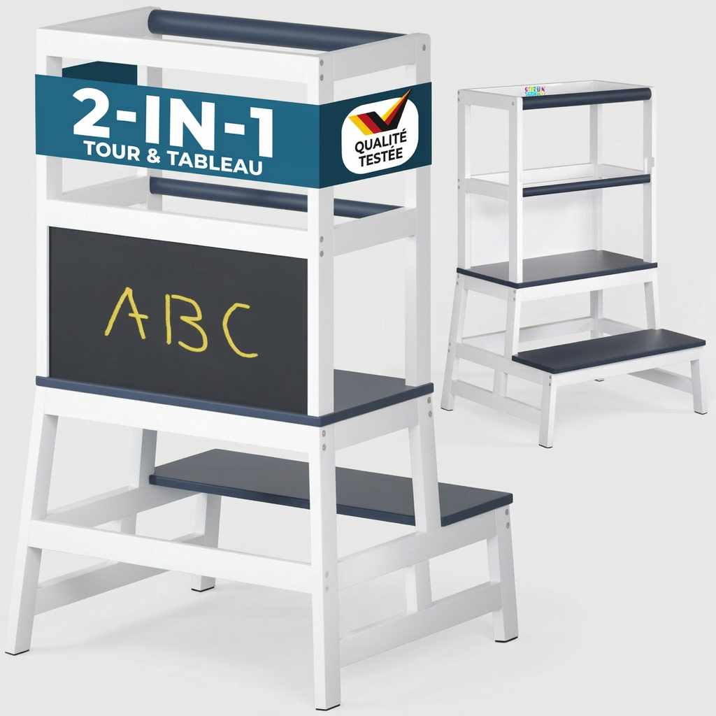 Tour d'apprentissage Barn Montessori 93 × 51 × 50 cm