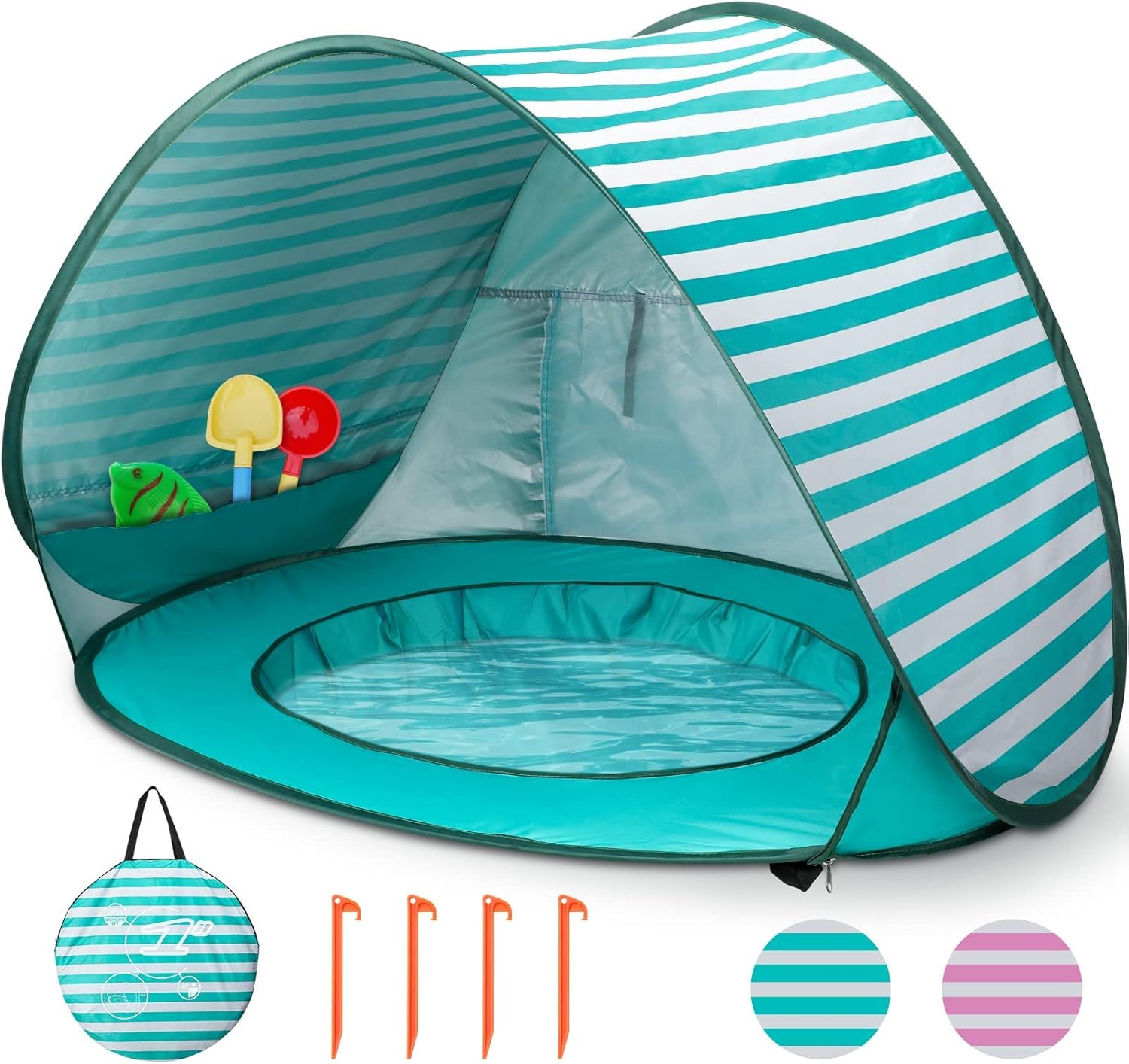Tente de Plage Bébé avec Mini Piscine