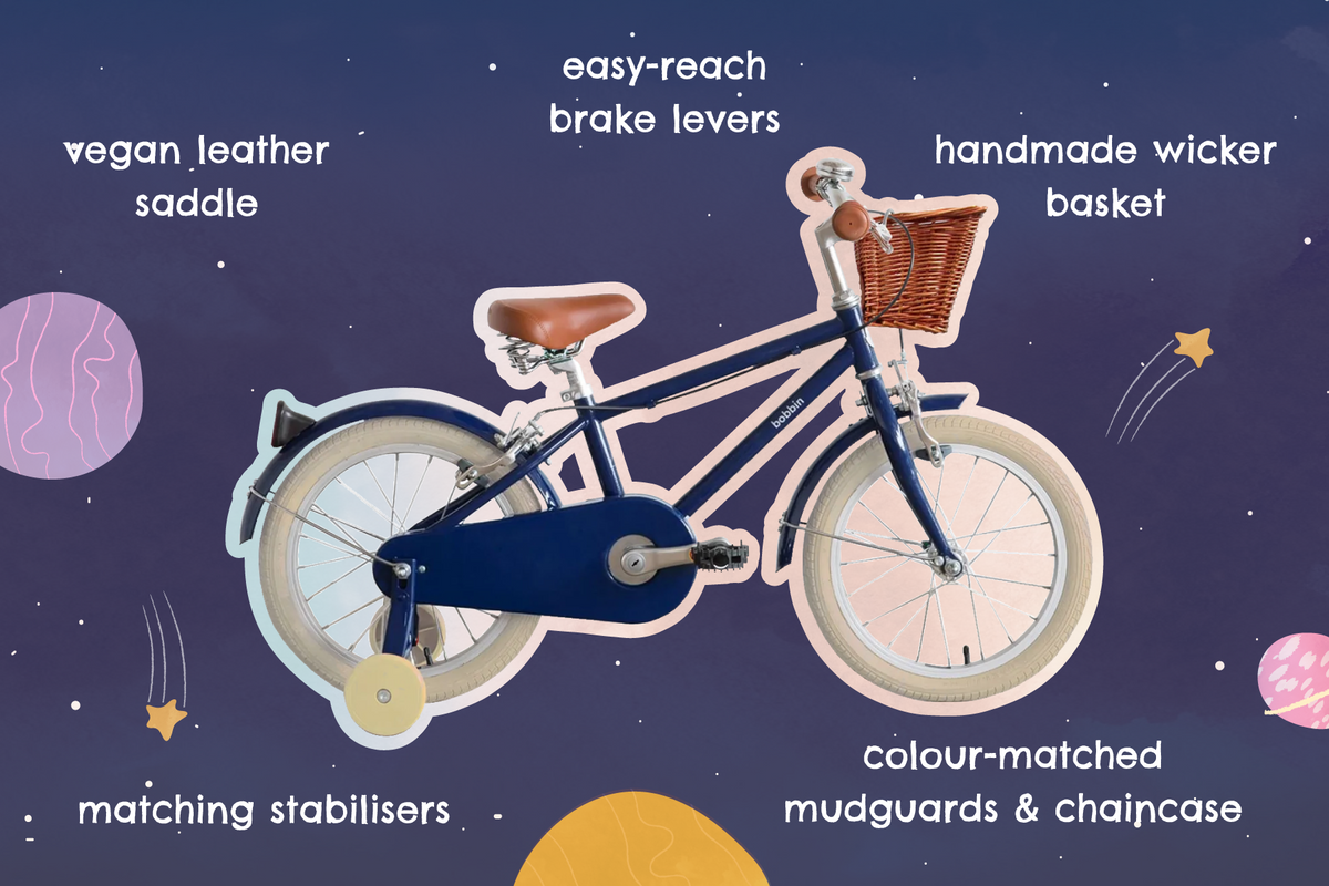 Vélo enfants d'apprentissage 4-6 ans Moonbug 16"