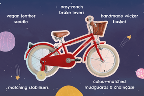 Vélo enfants d'apprentissage 4-6 ans Moonbug 16"