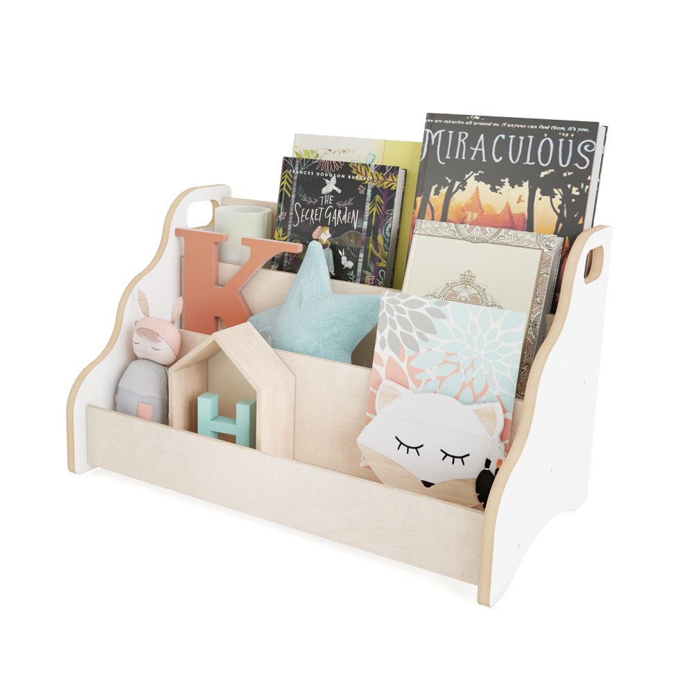 Caisse à livre Montessori 52×25×64 cm bois naturel