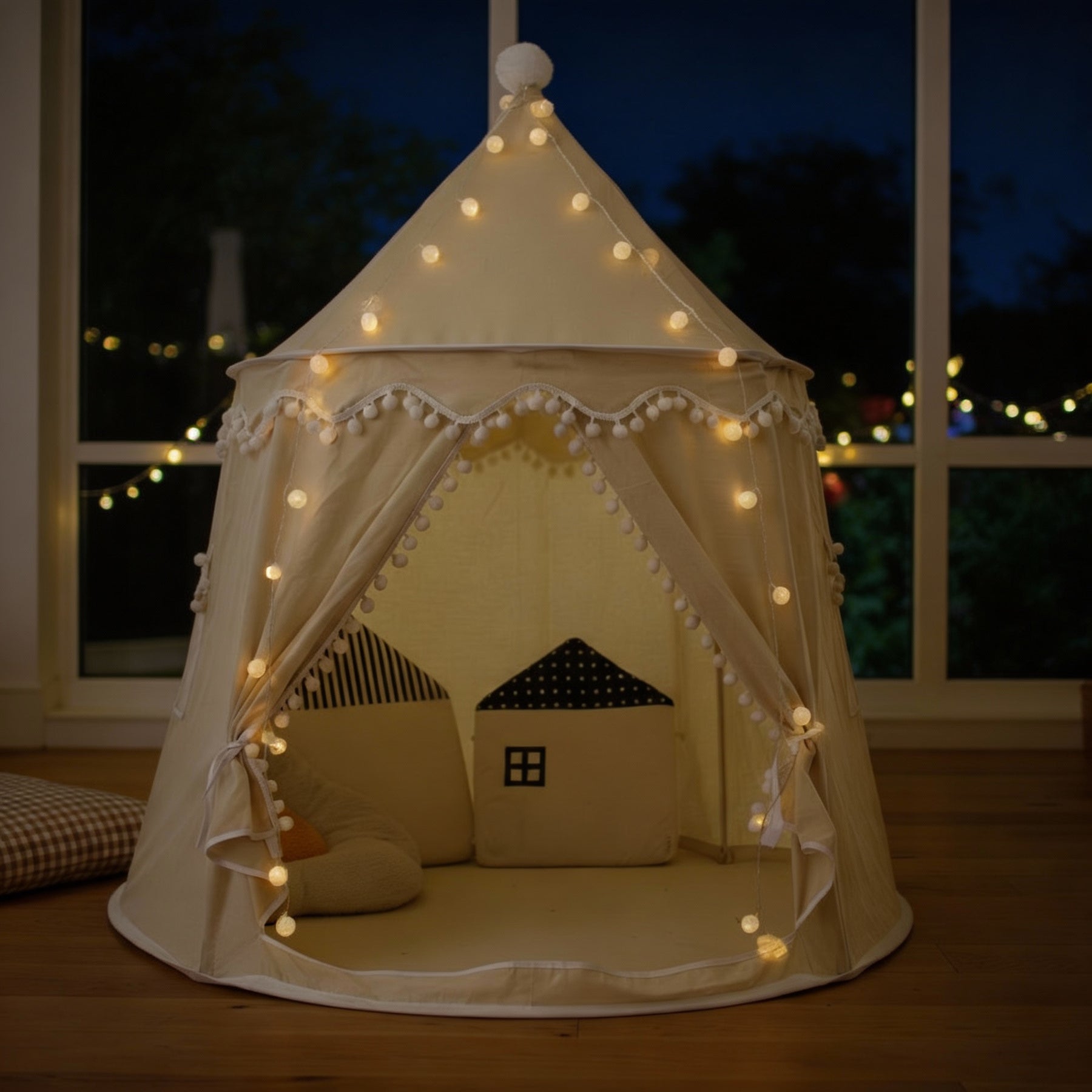 Tente Enfant Château de Fée avec tapis