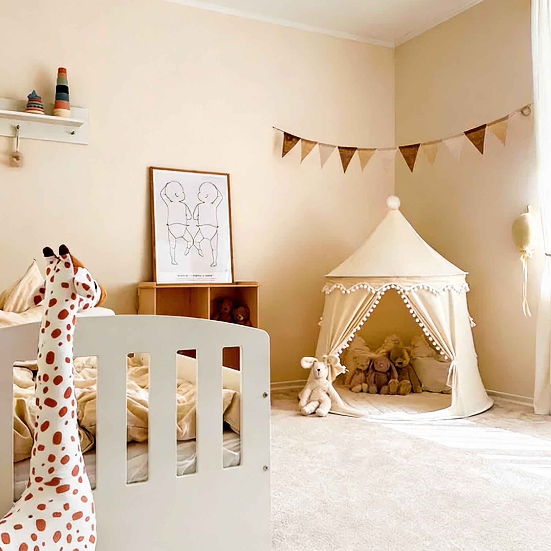 Tente Enfant Château de Fée avec tapis