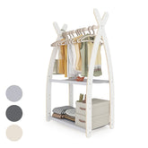 Portant chambre enfant MAMOI en bois blanc 53×32×95 cm