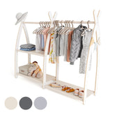 Portant à vêtements enfant MAMOI – bois blanc 106 × 32 × 95 cm
