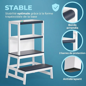 Tour d'apprentissage Barn Montessori 93 × 51 × 50 cm