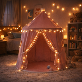 Tente Enfant Château de Fée avec tapis