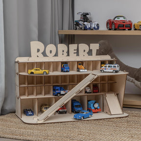 Wooden garage for children - to customize