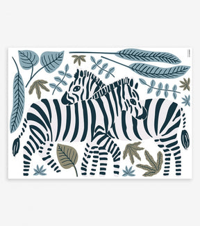 Planche de stickers Tanzania animaux Lilipinso - Wallpapers par Lilipinso